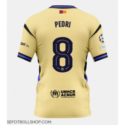 Billiga Barcelona Pedri Gonzalez #8 Borta fotbollskläder 2025-26 Kortärmad Billiga Barcelona Pedri Gonzalez #8 Borta fotbollskläder 2025-26 Kortärmad